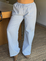 Cove Eyelet Pant (Blue)
