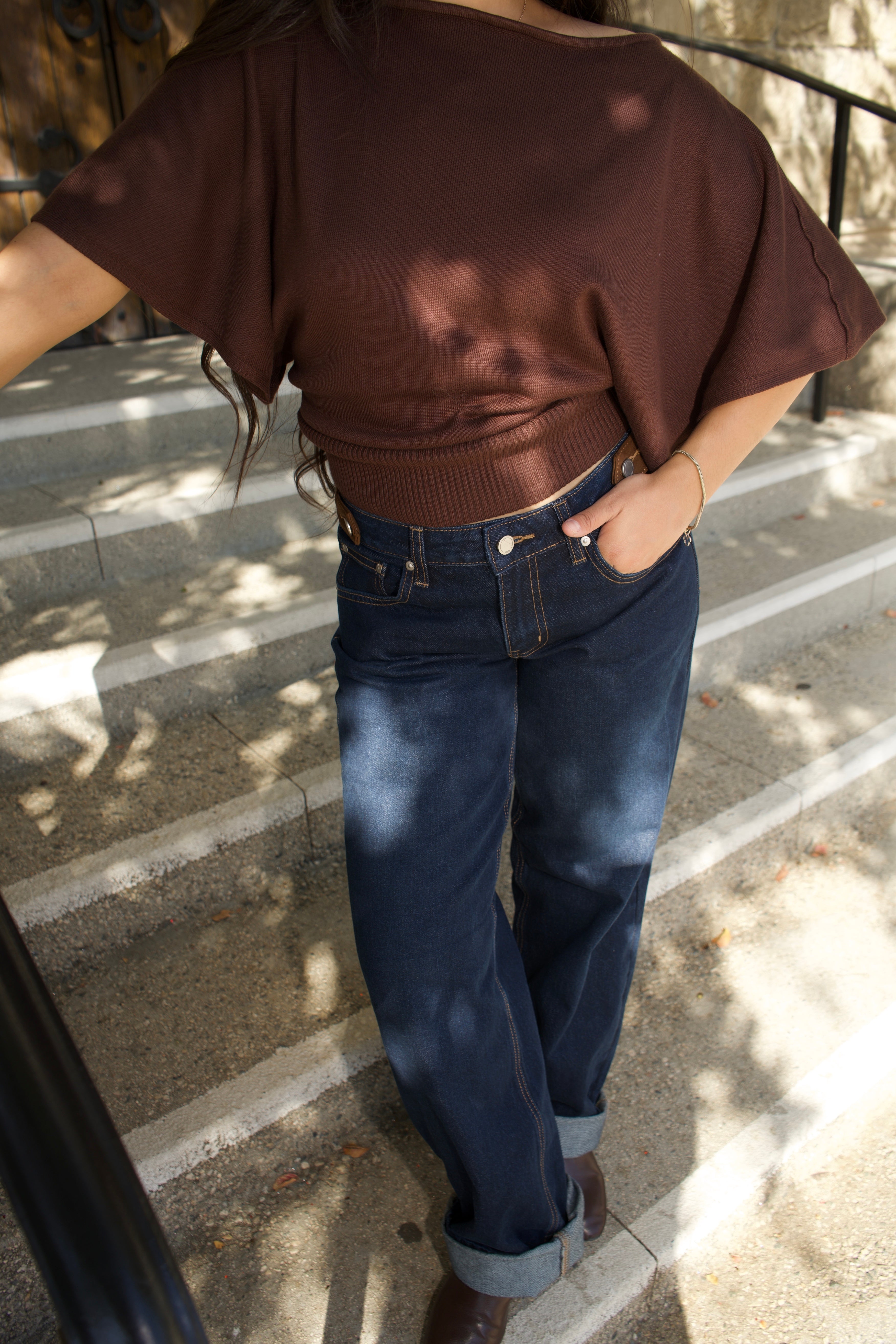 Amber Top (Brown)