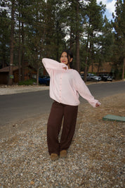 Jules Cardigan (Baby Pink)