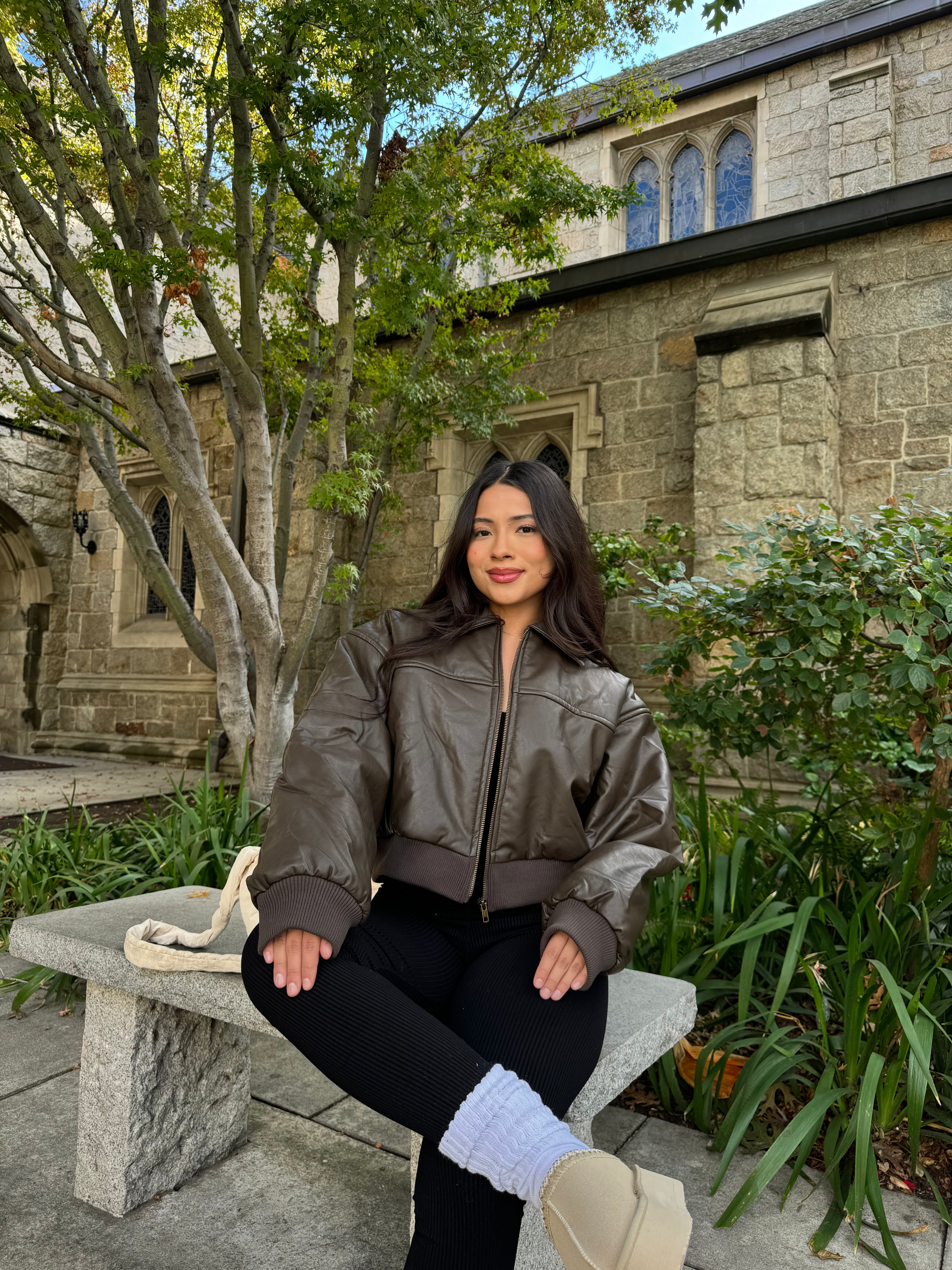 Sunday Brunch Leather Jacket