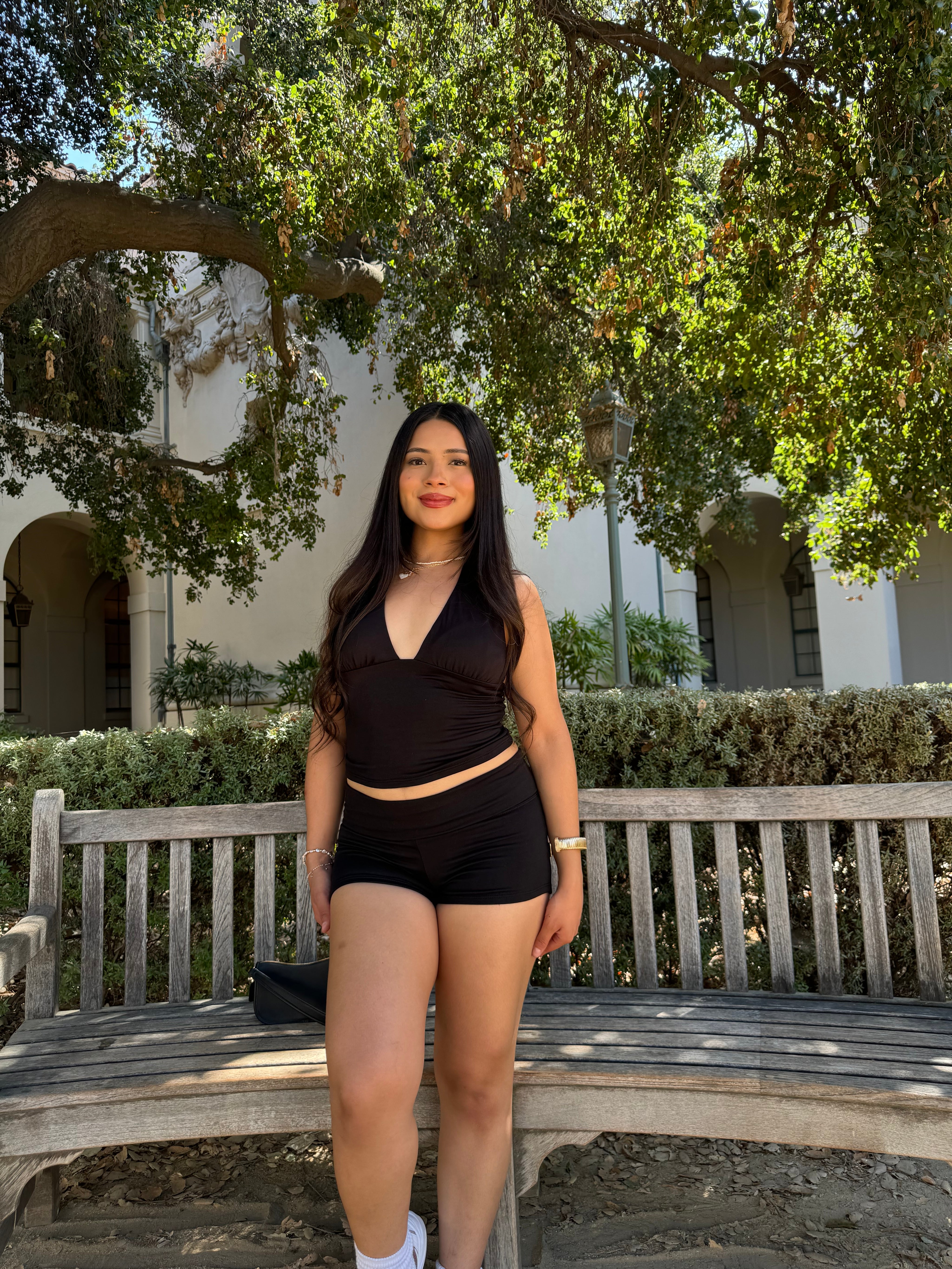 Lust Butter Halter Set (Black)