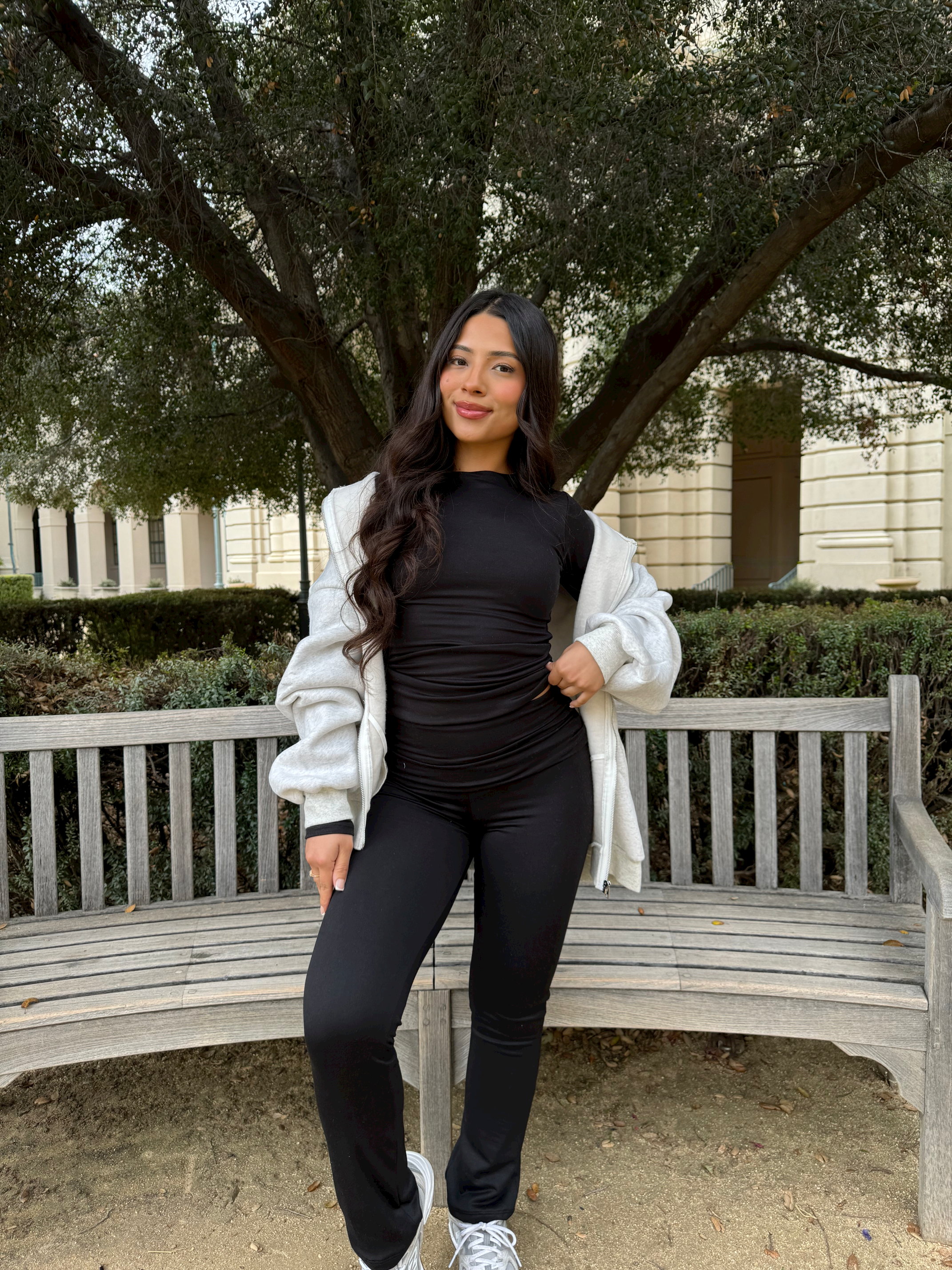 Ballerina Double Layered Set (Round Neck)
