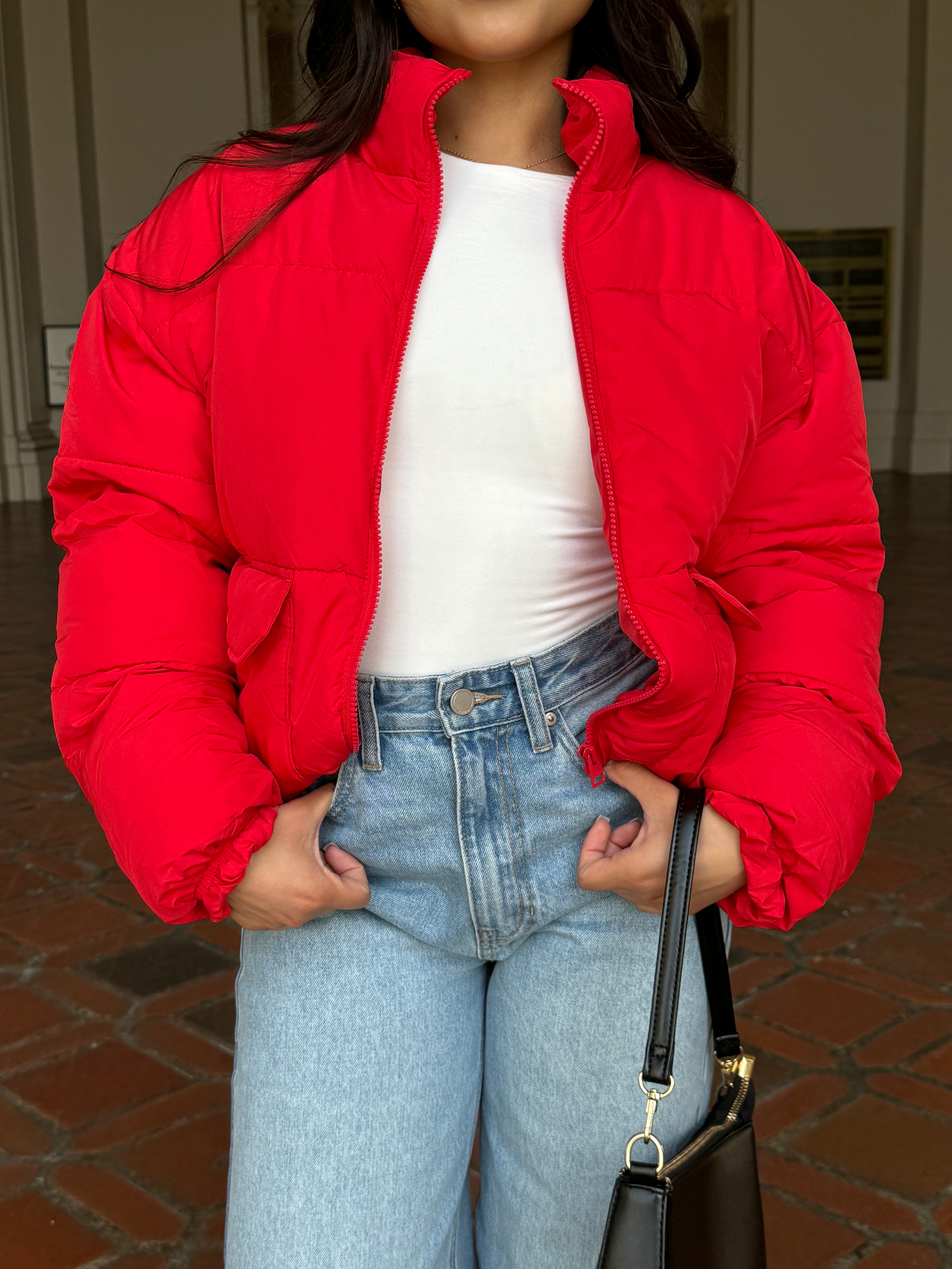 Adore You Puffer (Red)