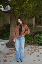 Evening Suede Button Up Jacket