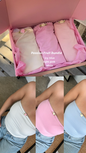 Lust Butter Flower Lace Bundle (Passion Fruit )