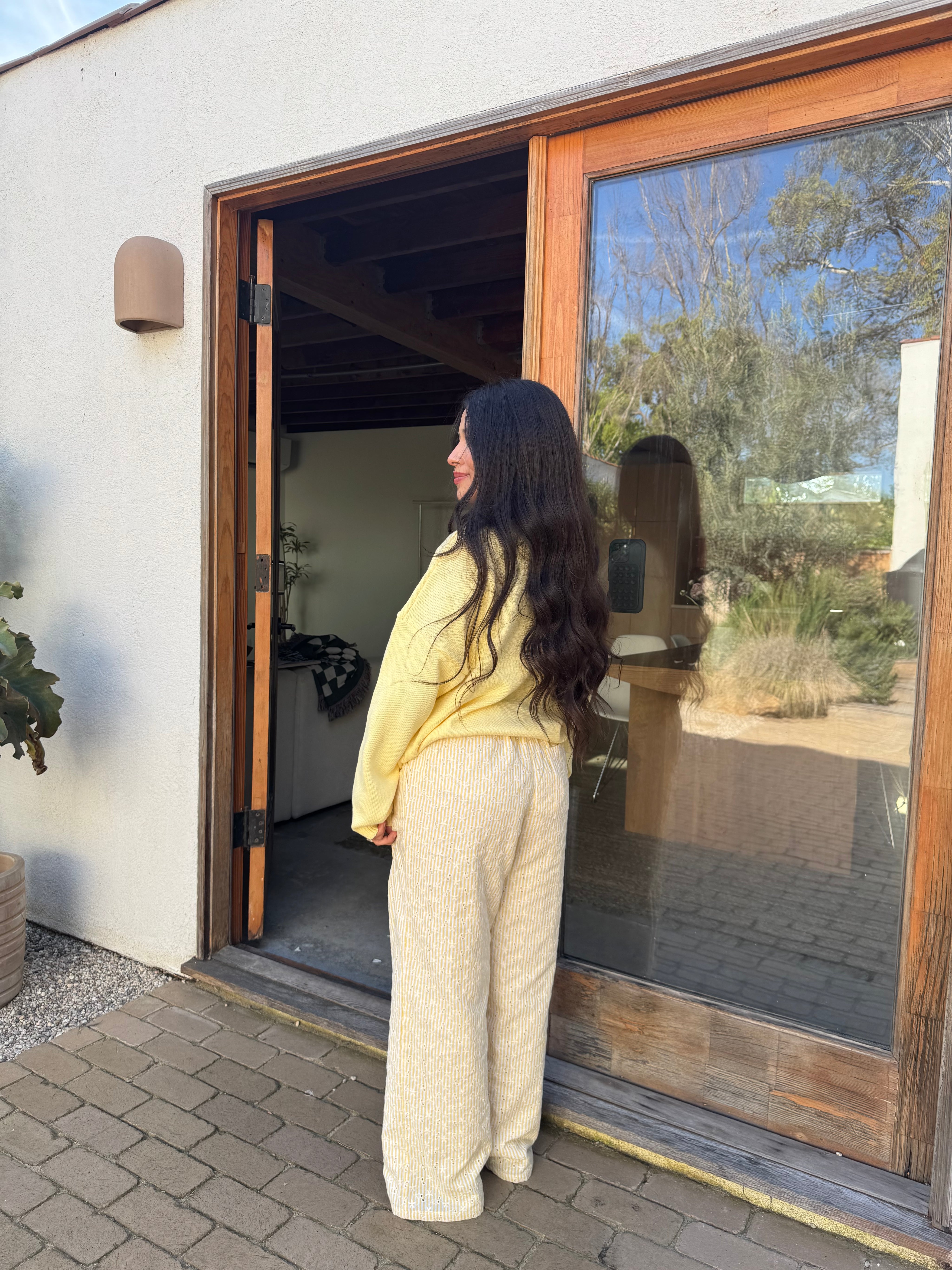 Sunny Eyelet Pant
