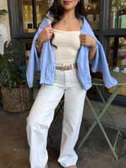 Celeste Jeans (White Denim)