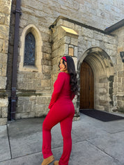 Ballerina Double Layered Set (Cranberry)