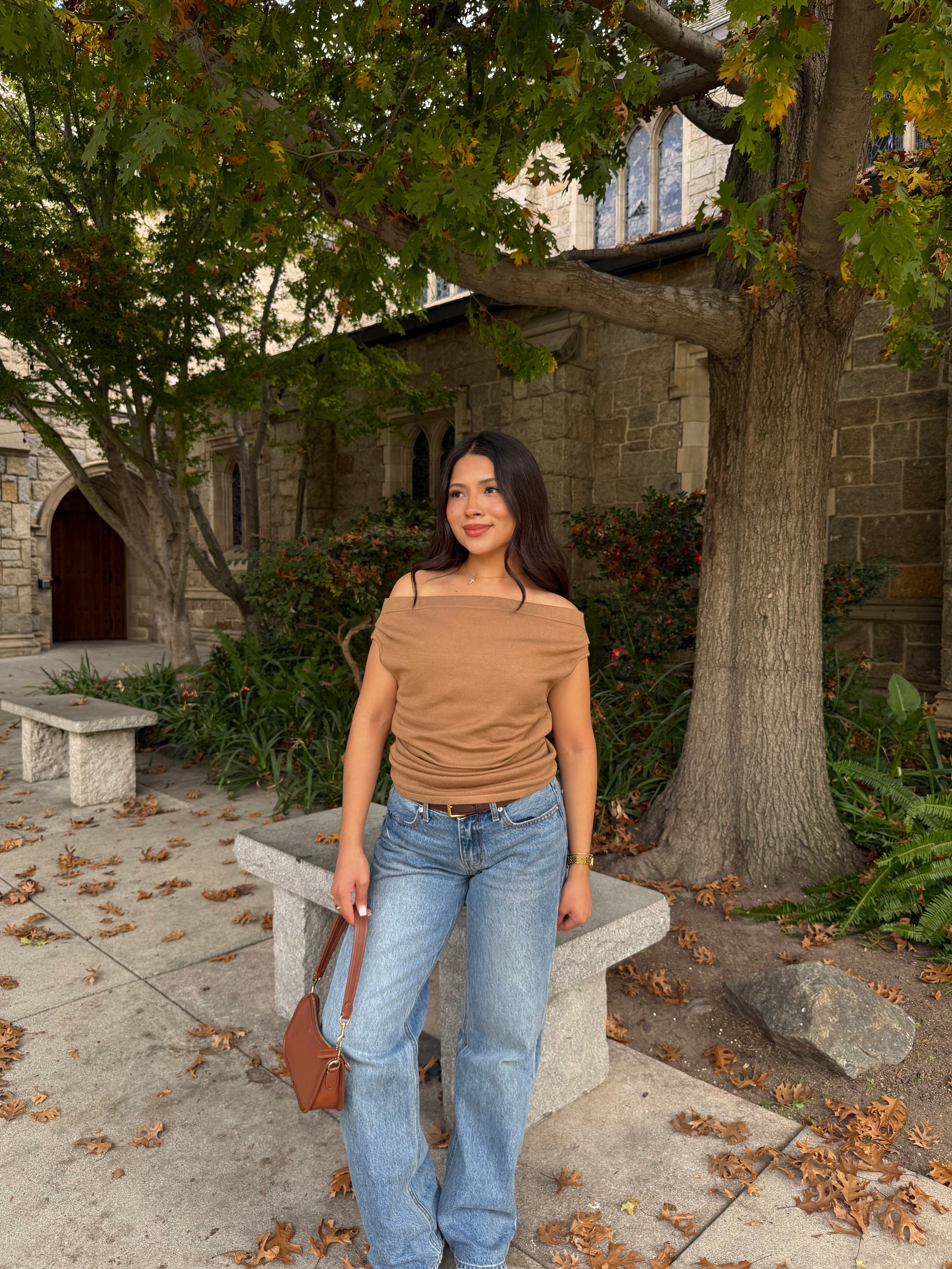 Maple Off The Shoulder Top