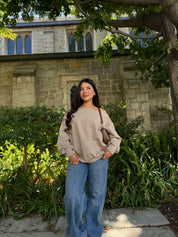 Maple Off the Shoulder Sweater