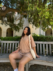 Topaz Romper (Mocha)
