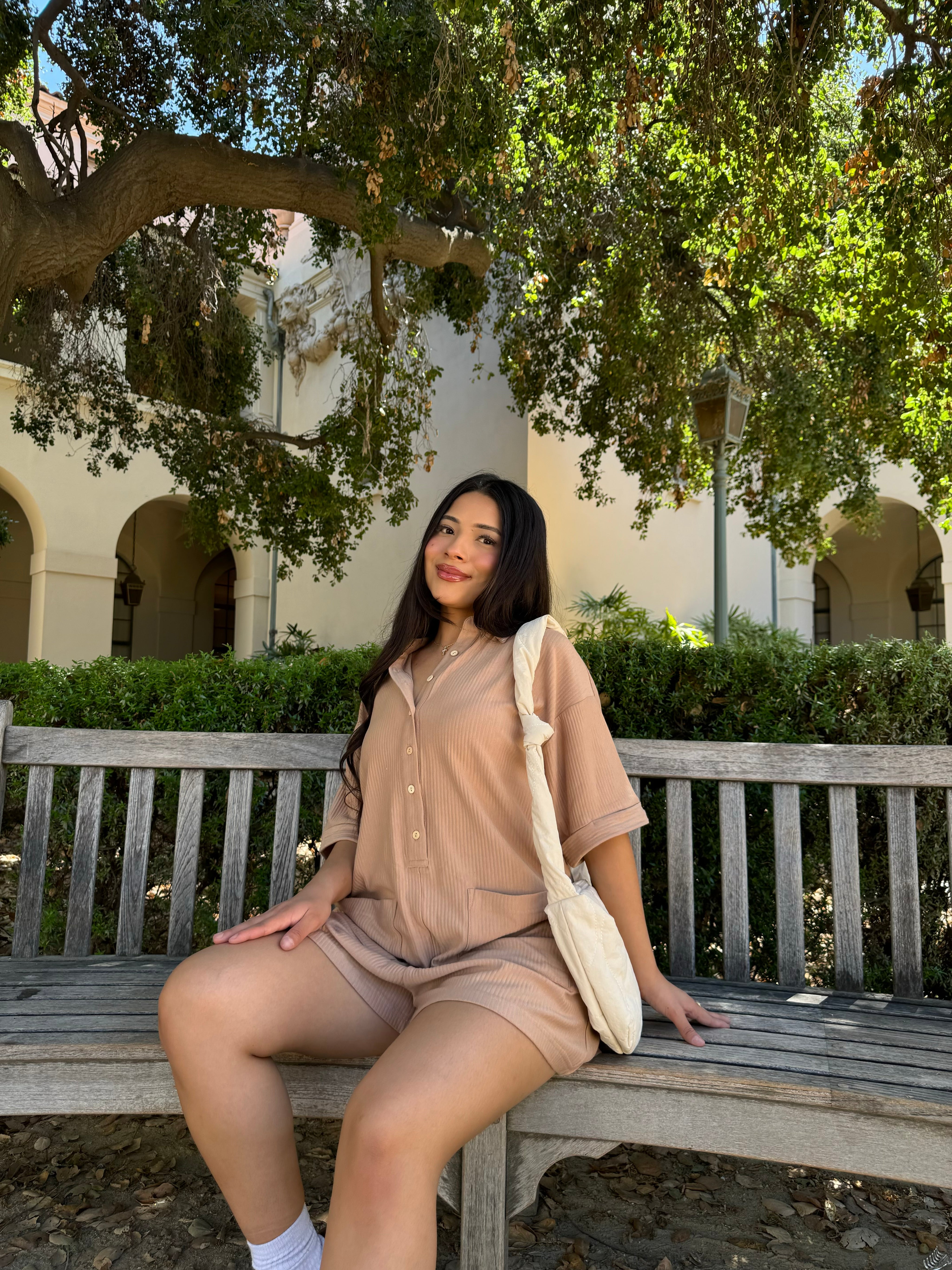 Topaz Romper (Mocha)