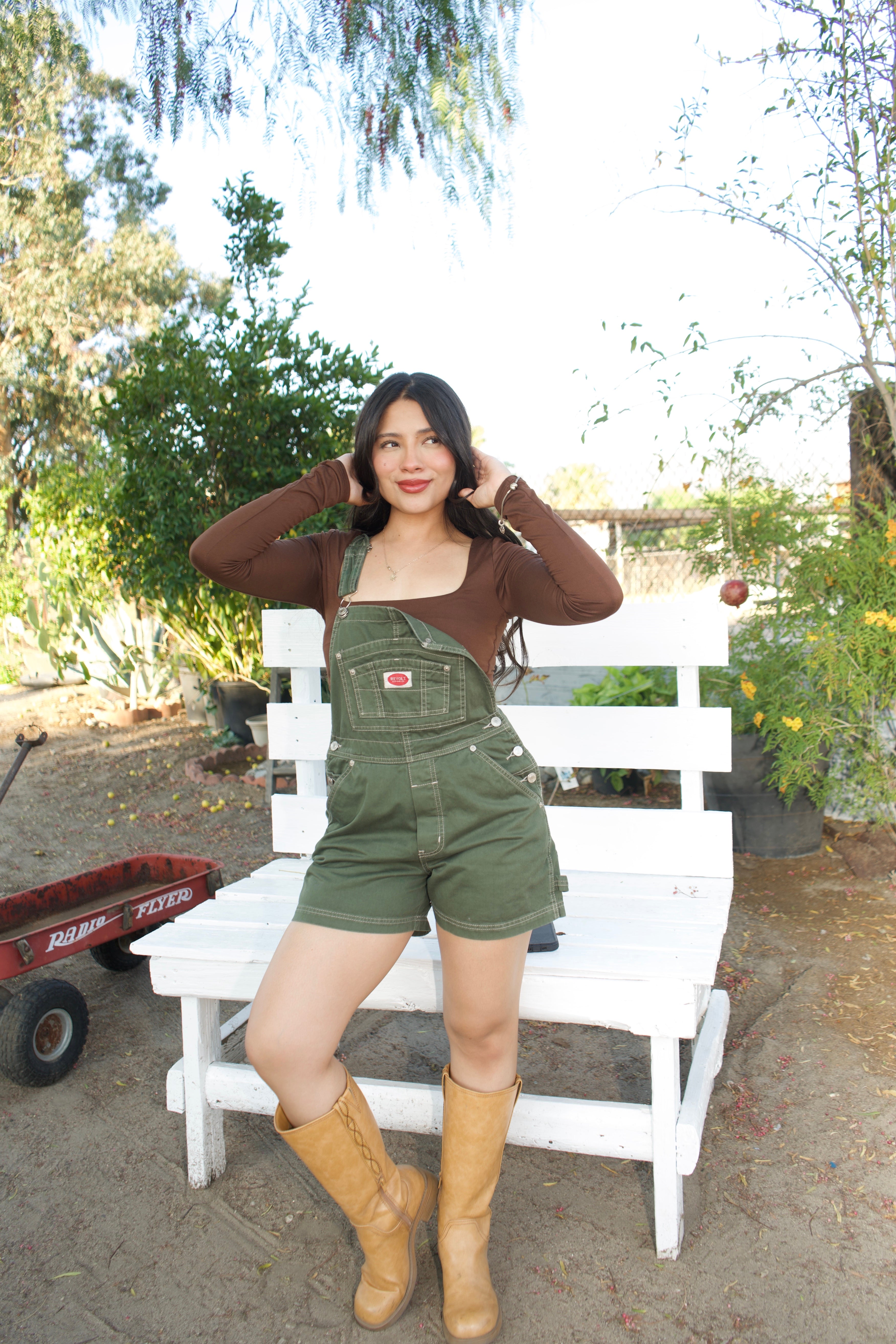 Oakley Short Overalls (Olive)