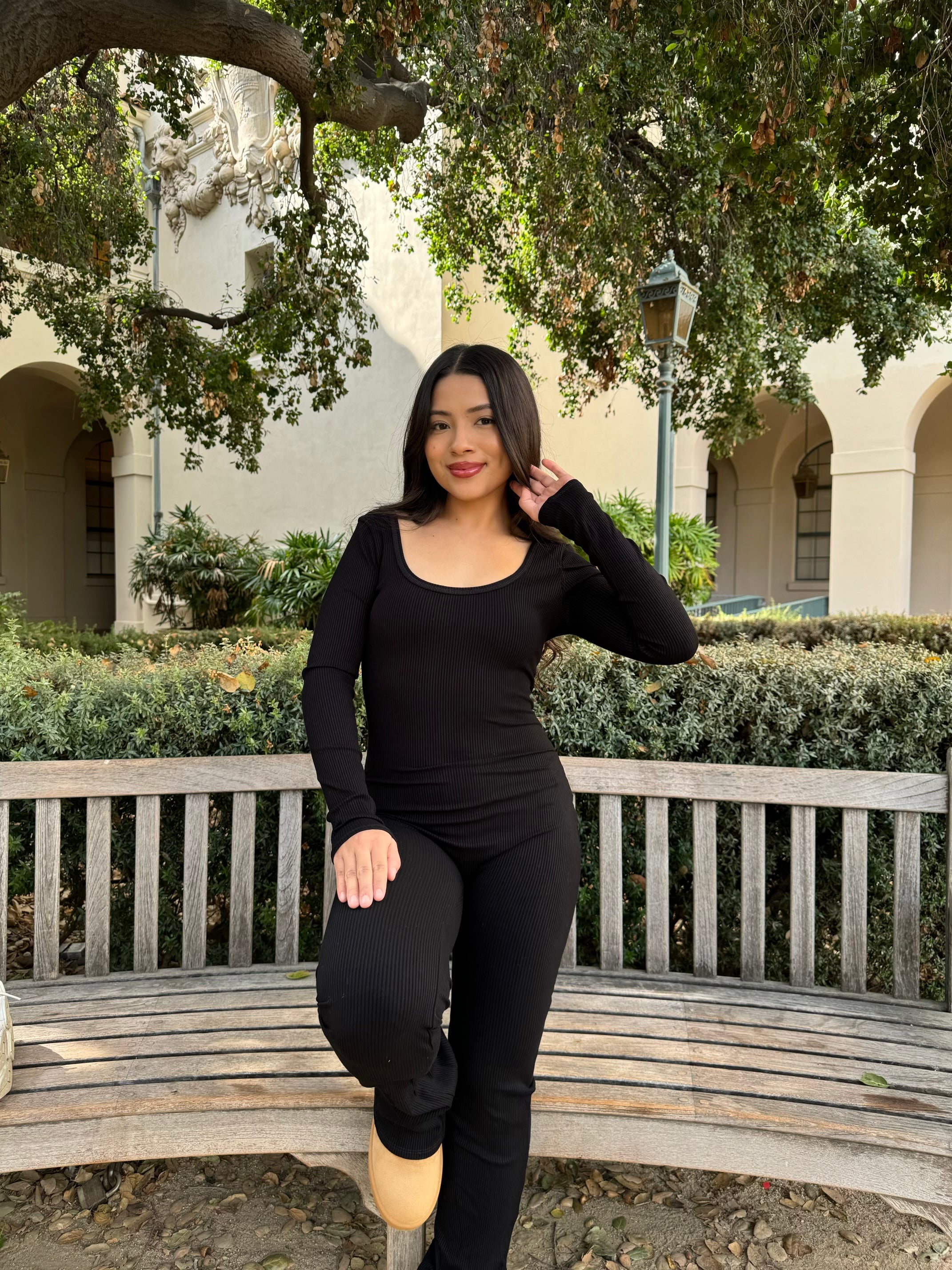 Be Kind Jumpsuit (Black)