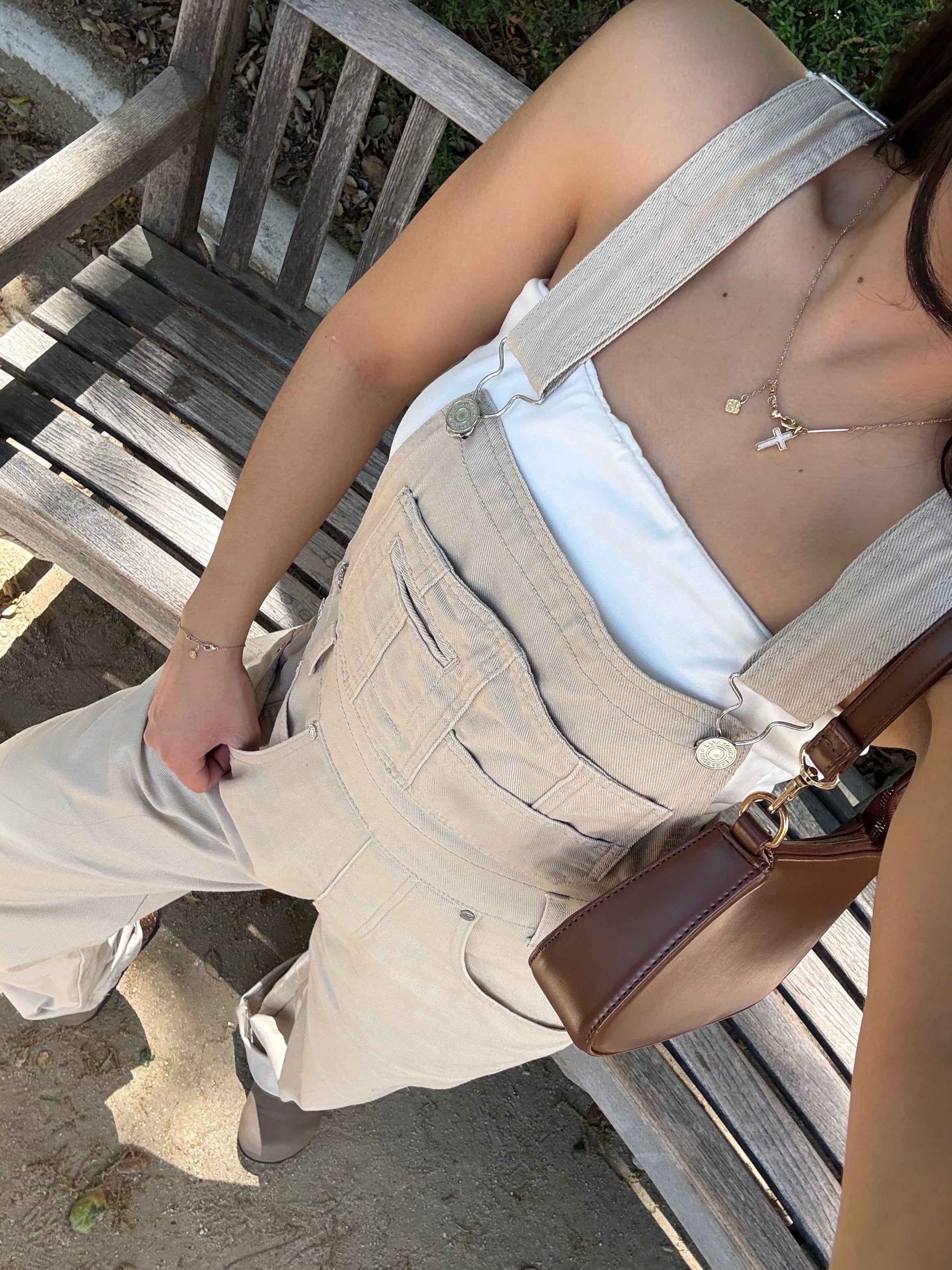 Meadow Overalls (Sand Beige)