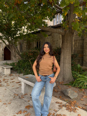 Maple Off The Shoulder Top