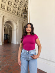 Butter Short Sleeve (Magenta)