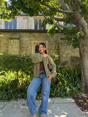 Brooklyn Cardigan (Olive)