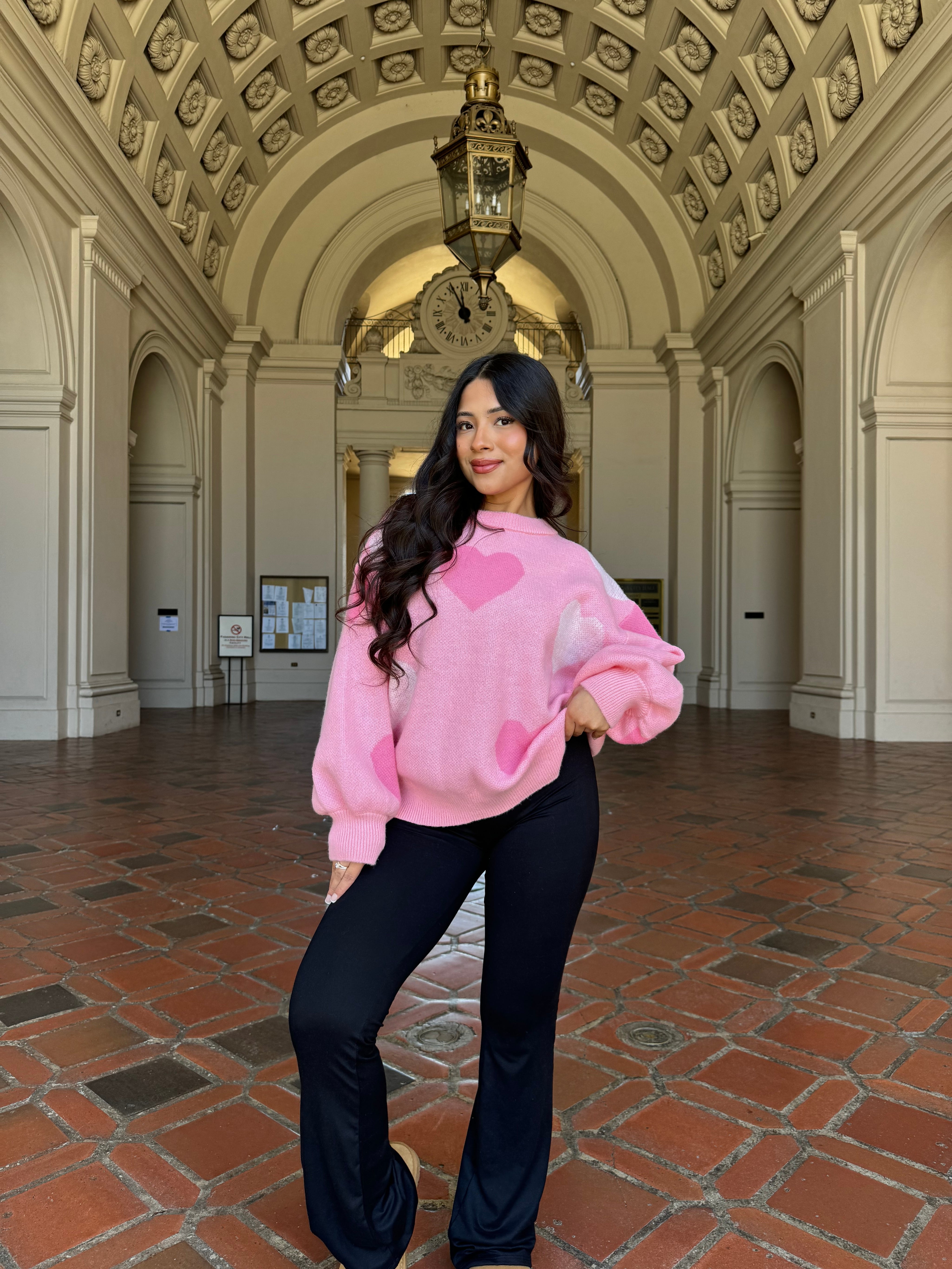 Soft Heart Knit Sweater