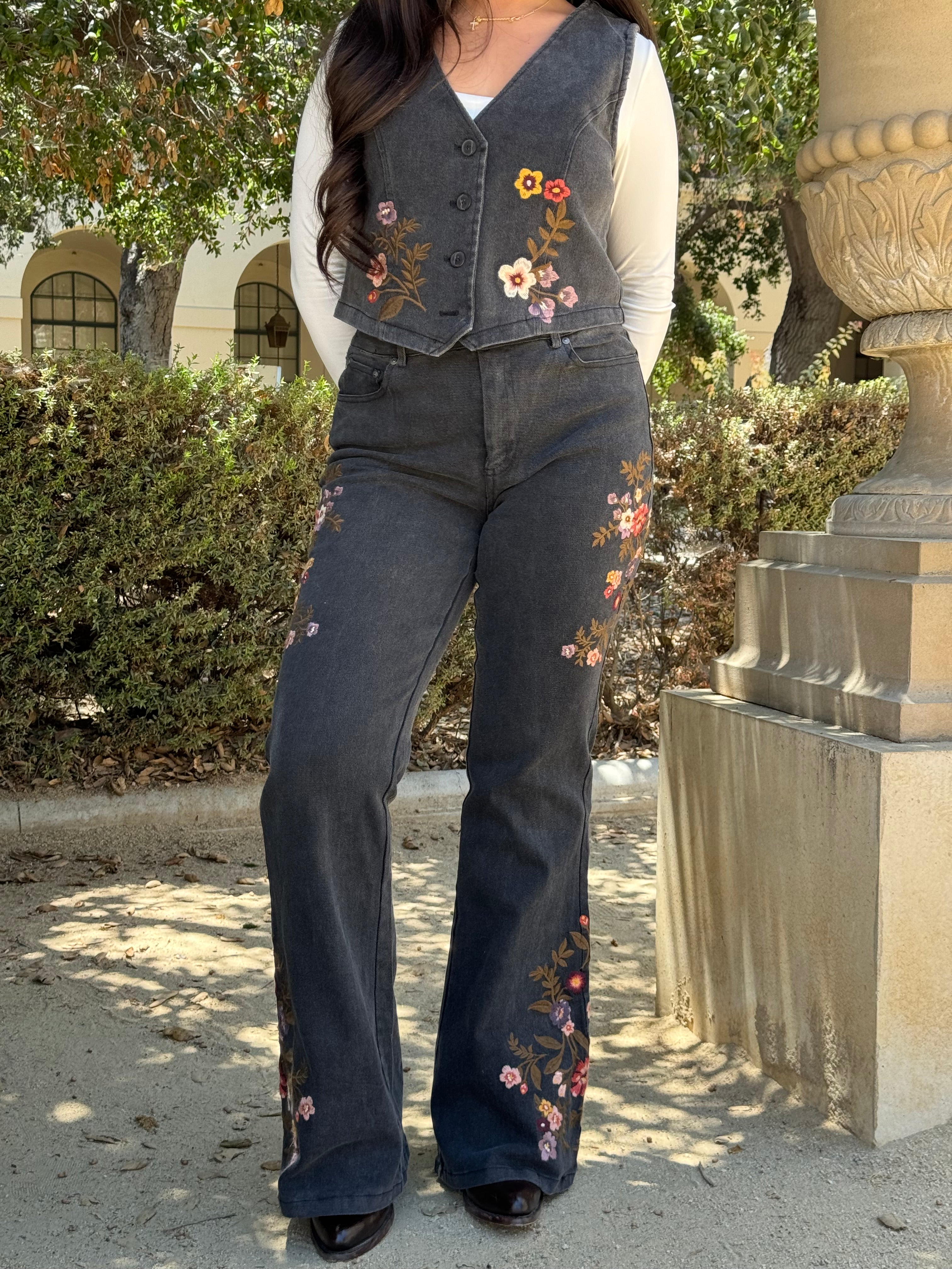 Nuestra Cultura Jeans (Washed Black Denim)