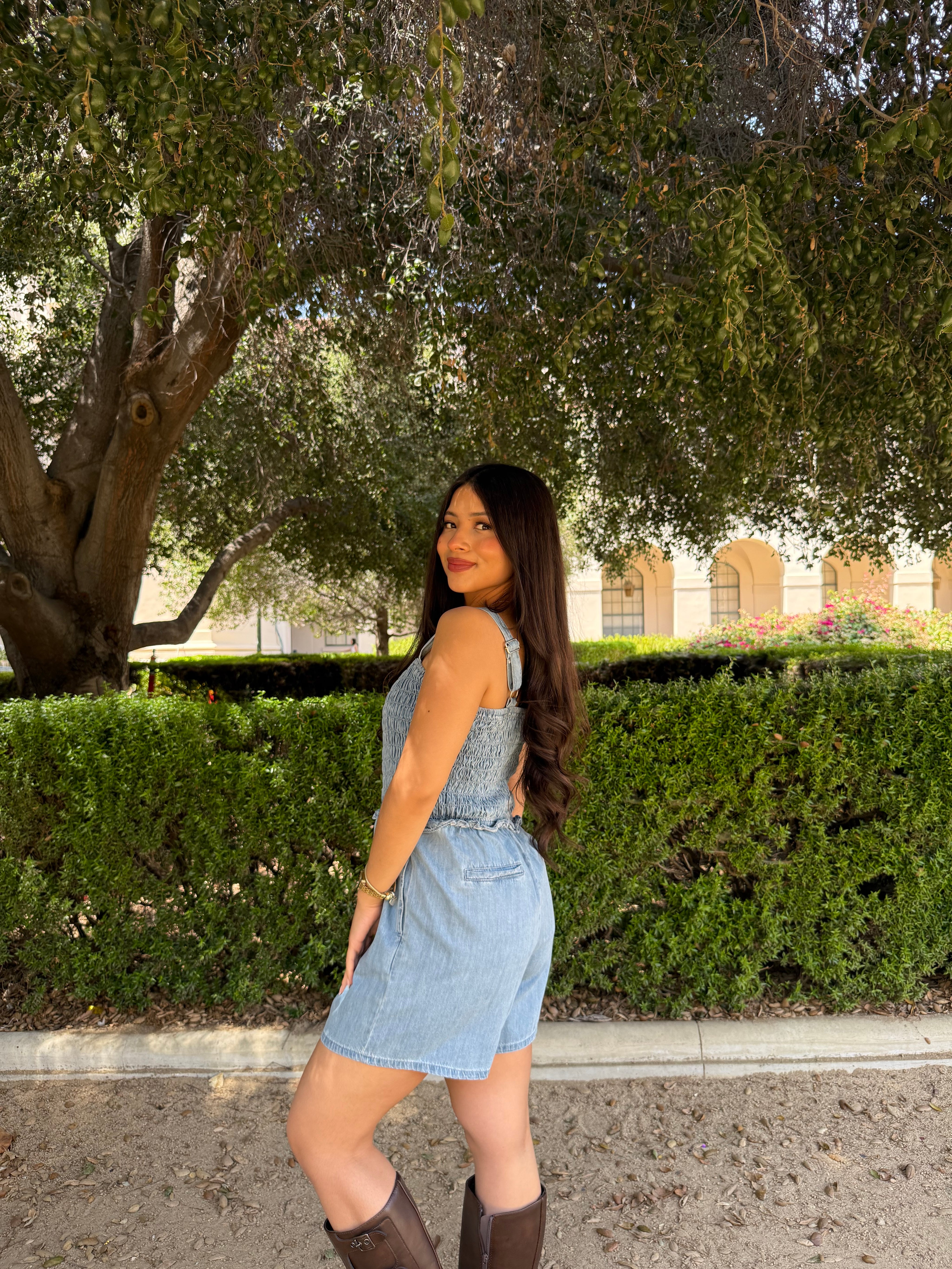 Weekend Denim Romper