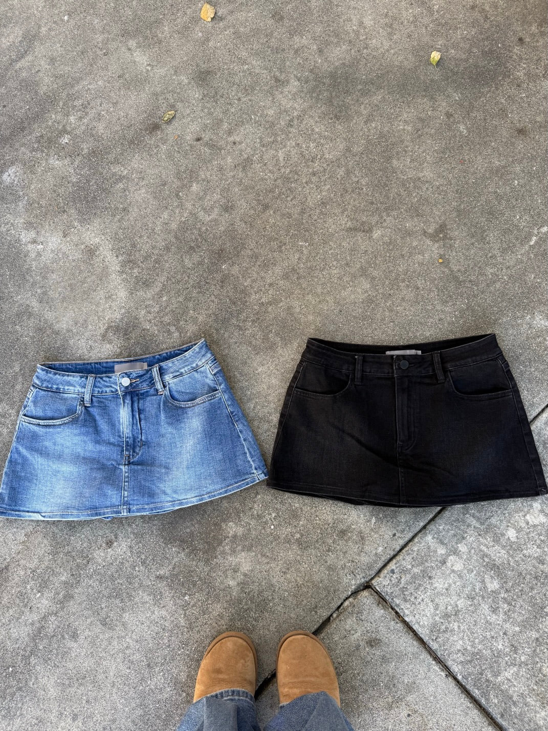 Everyday Mini Skort (Medium Denim)