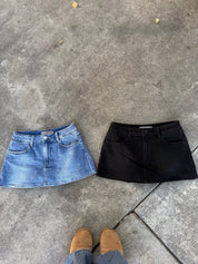 Everyday Mini Skort (Medium Denim)