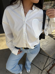 Sweetly Button Up Long Sleeve
