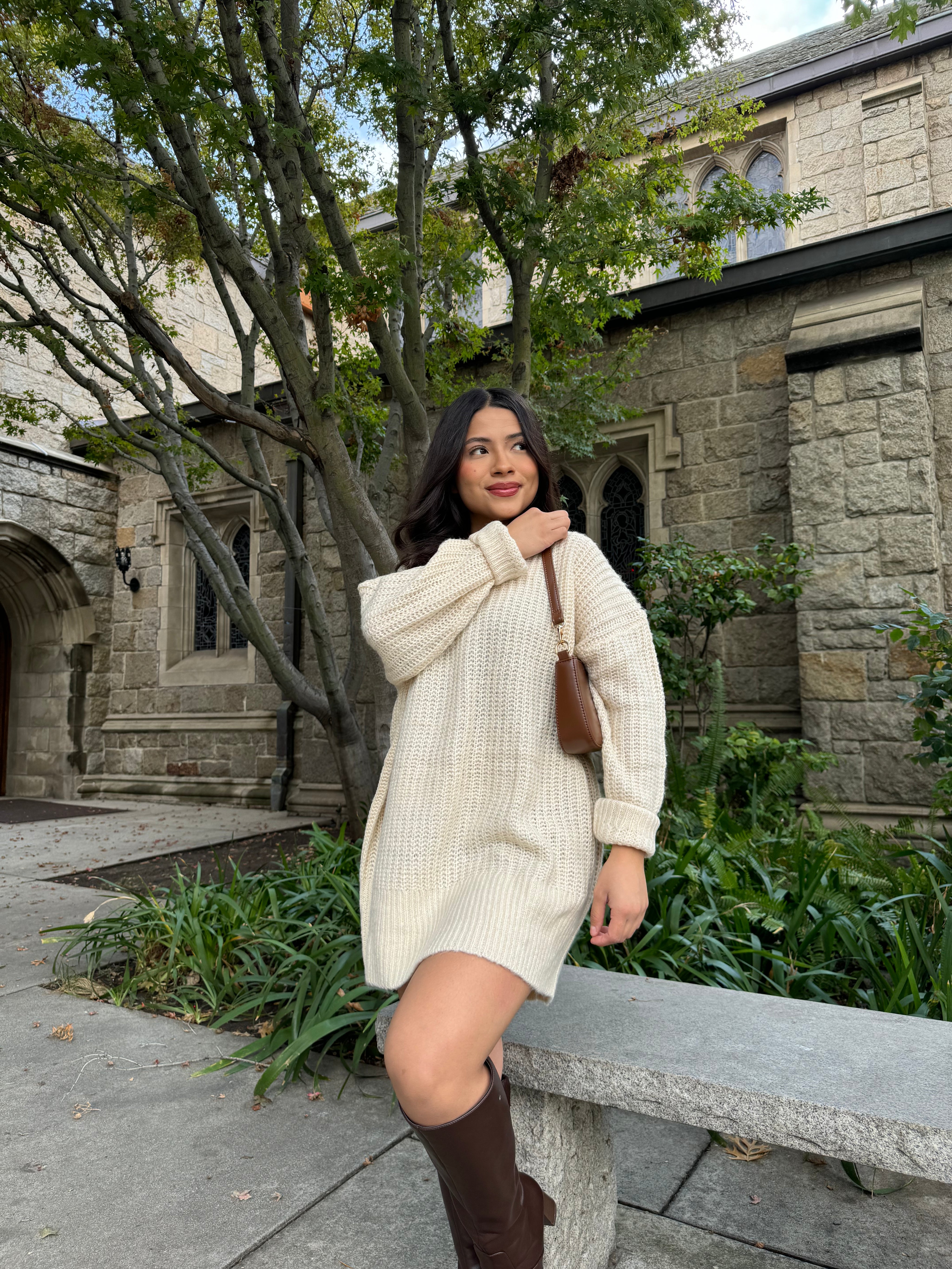 Beloved Knit Oversized Sweater Dress