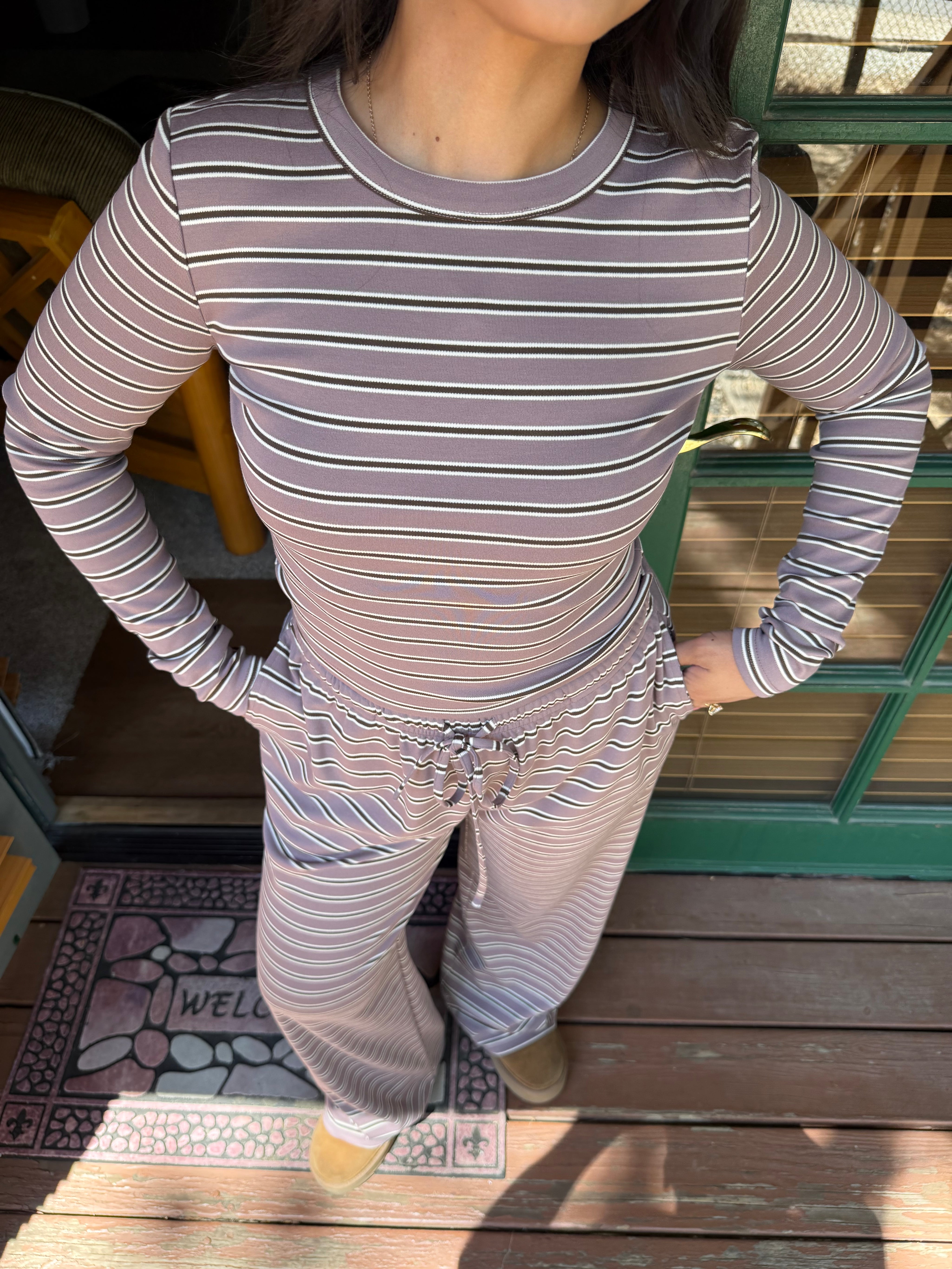 Good Company Long Sleeve Top (Mauve)