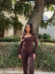 Be Kind Jumpsuit (Chocolate)