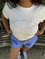 I'm Glad You Are Here Baby Tee