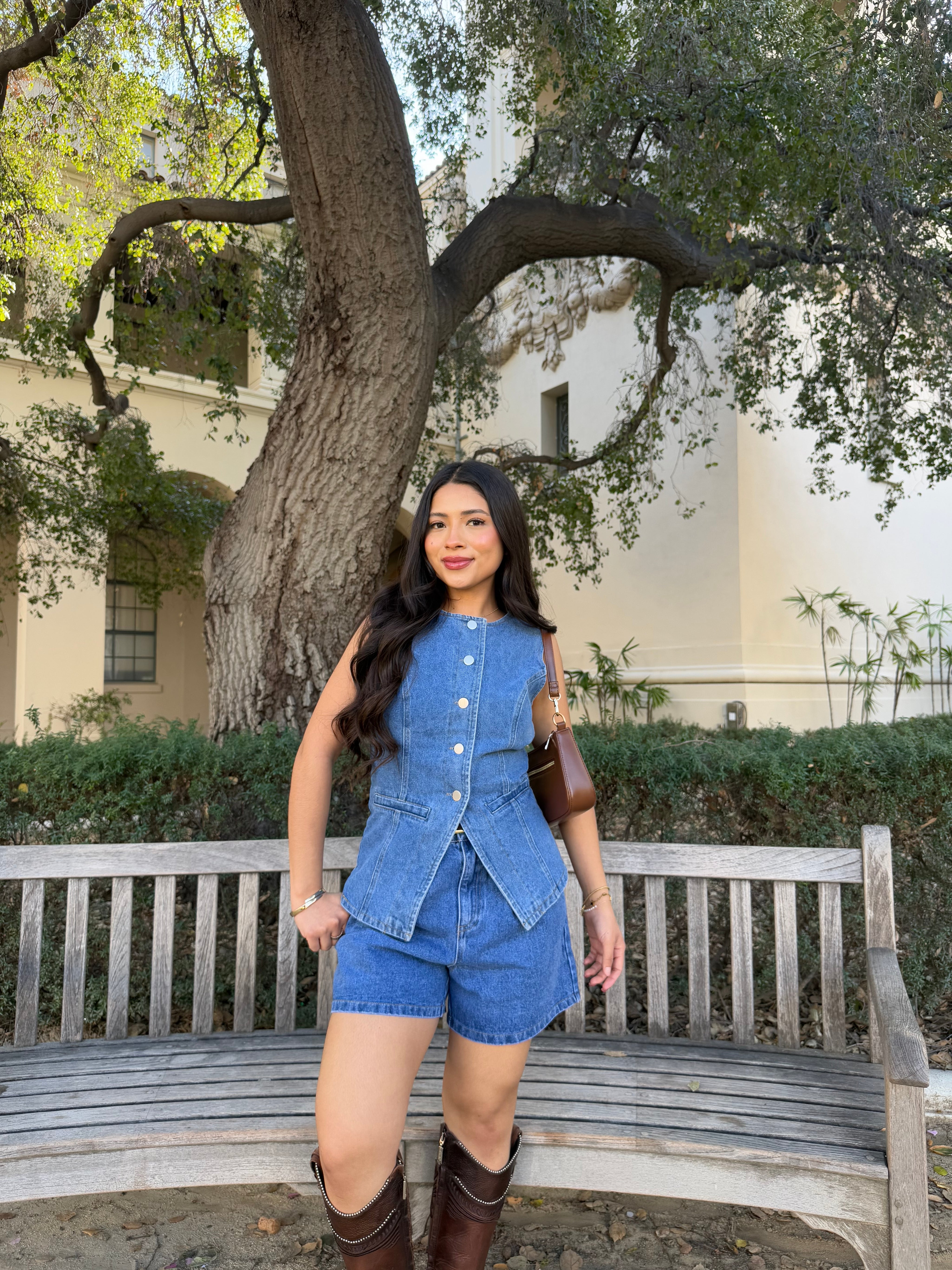 Indigo Denim Shorts (Denim Blue)