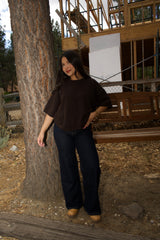 Jules Short Cardi (Coffee)