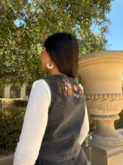 Nuestra Cultura Vest (Washed Black)