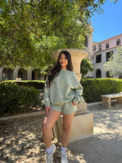 Simple Things Sweat Shorts (Sage)