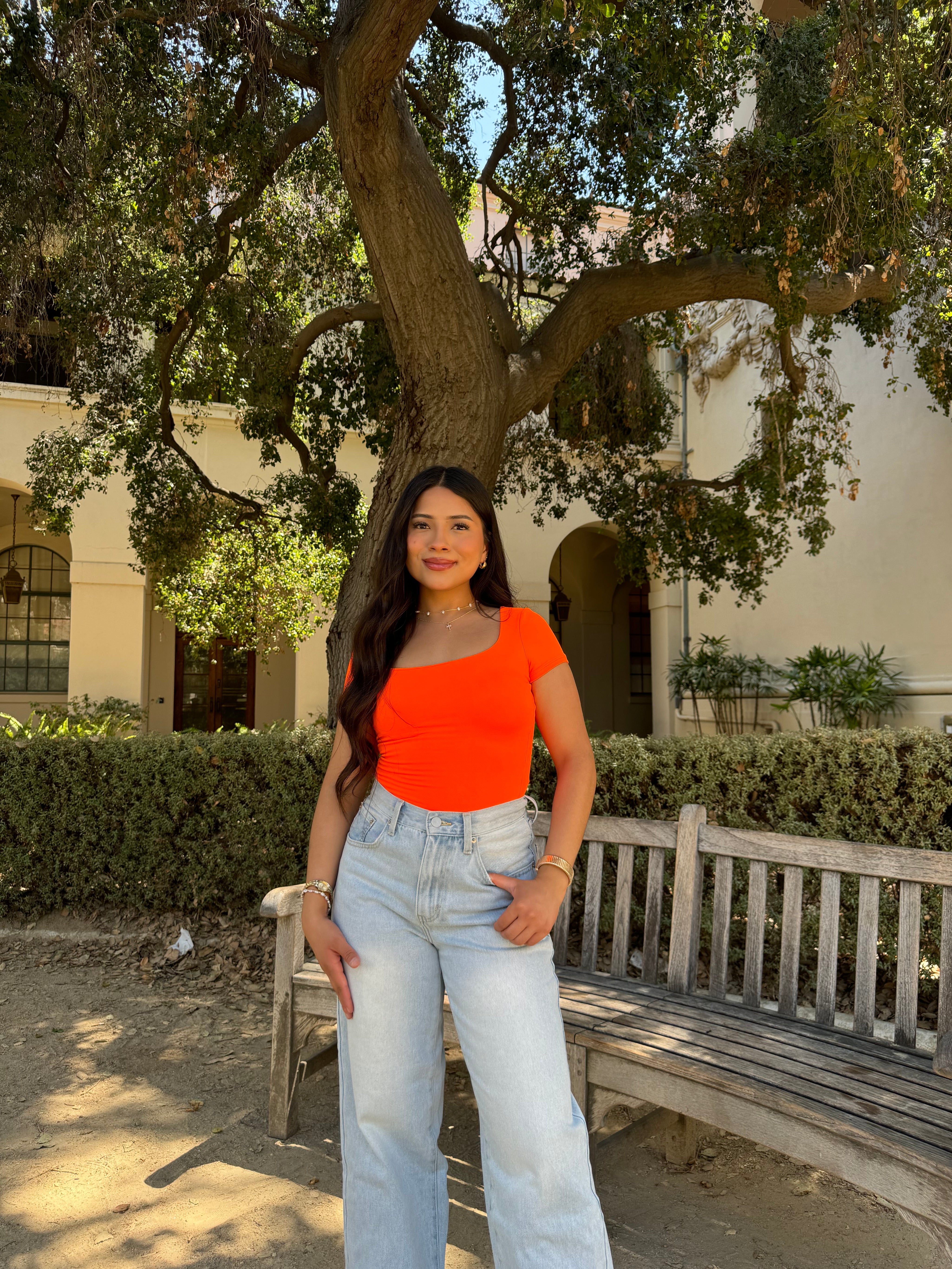Butter Scoop Short Sleeve (Tangerine)