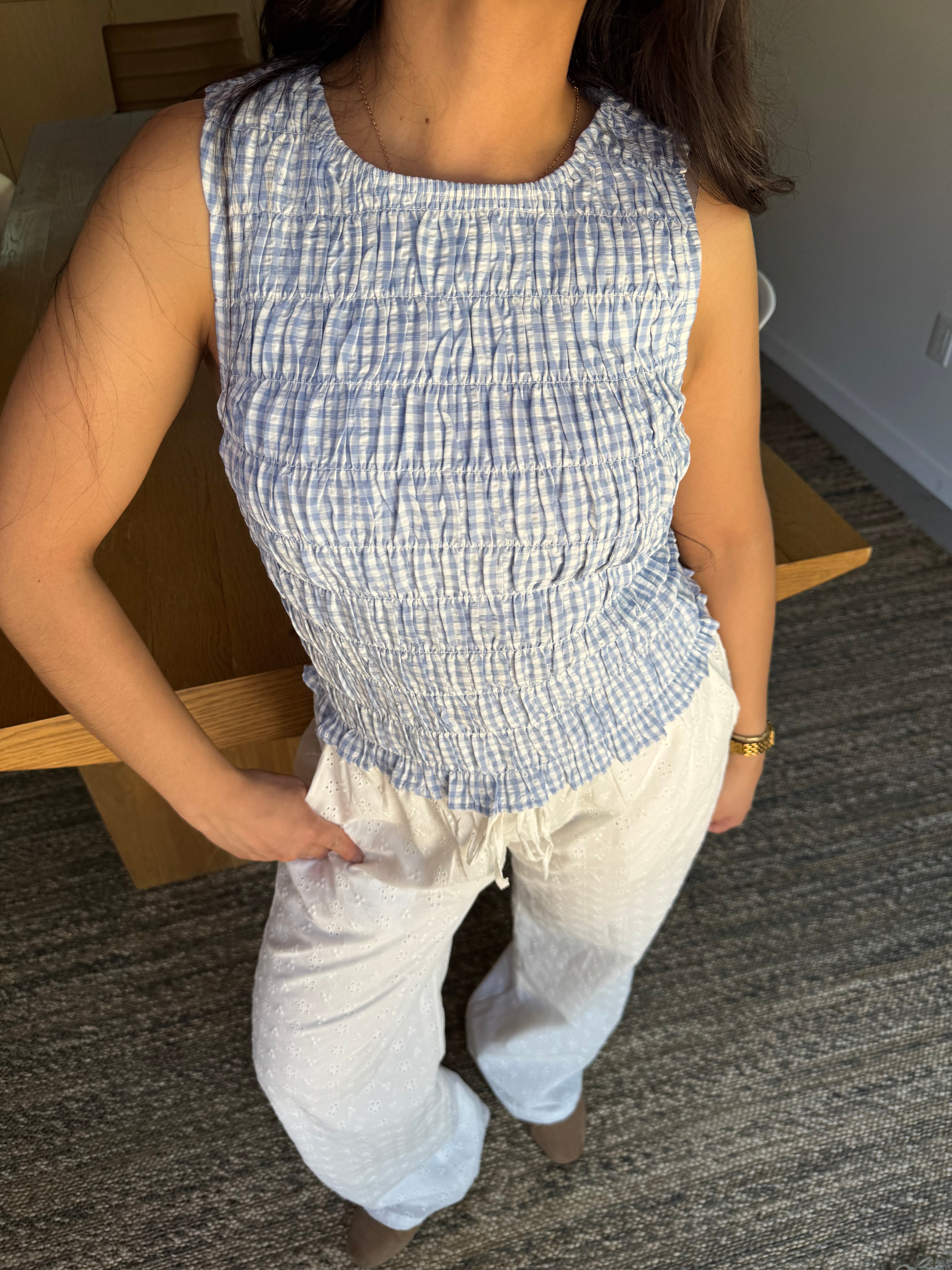 Honey Meadow Top (Baby Blue)