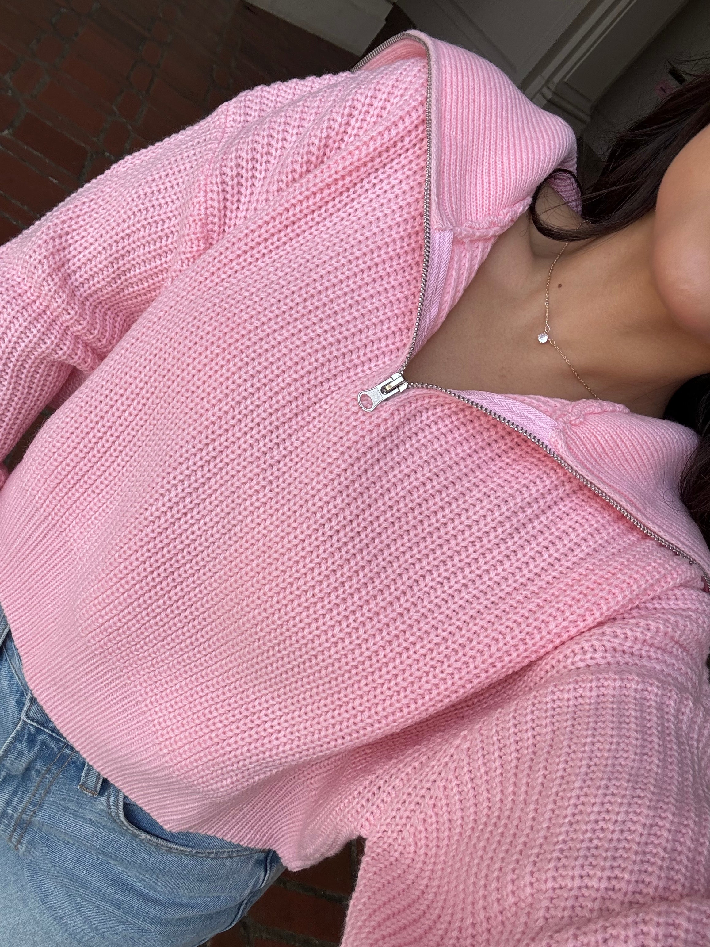 Strawberry Milk Knit Sweater
