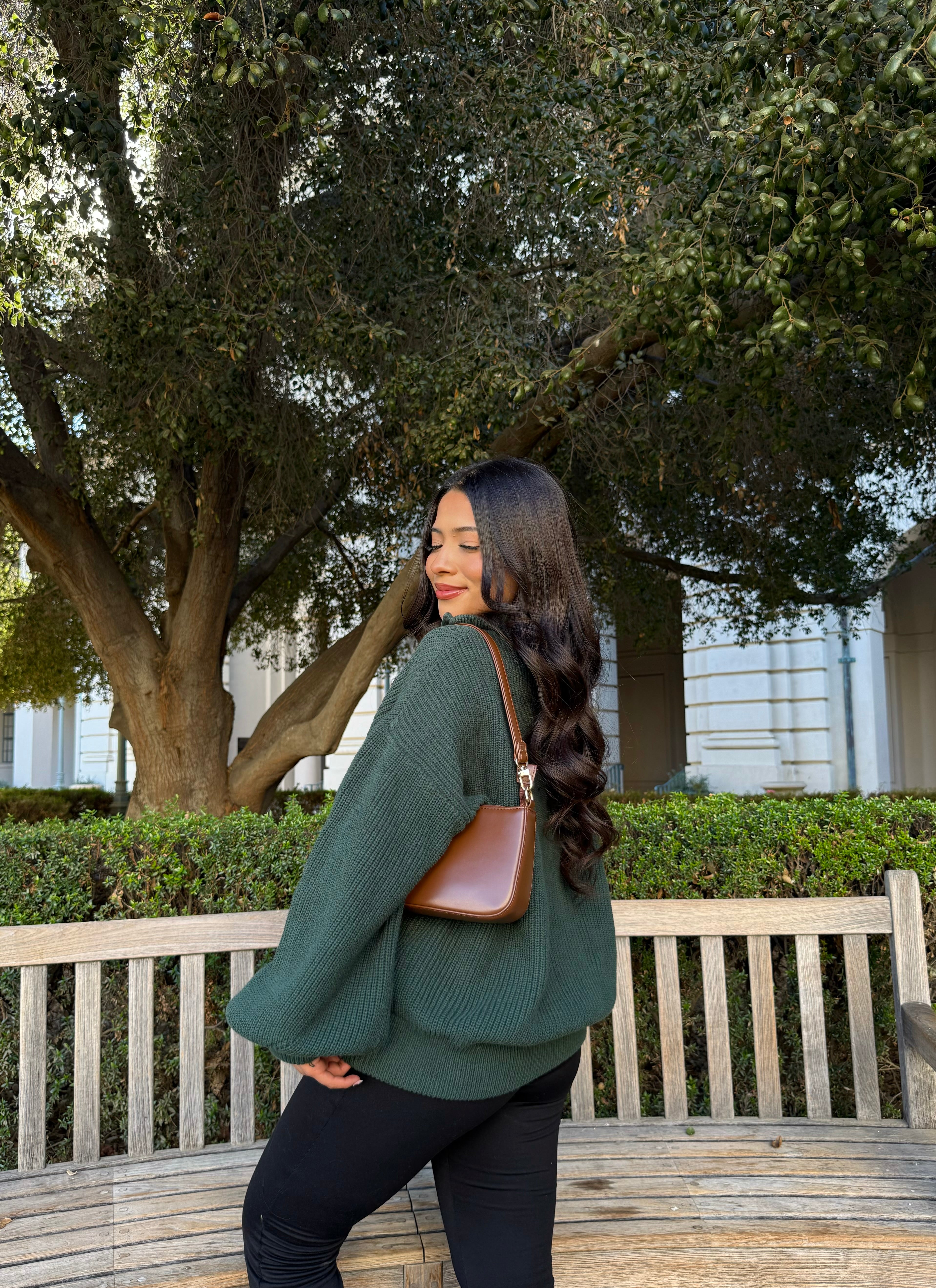 Brown Sugar Oversized Knit (Hunter)