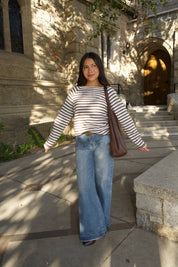 Morning Latte Knit Top