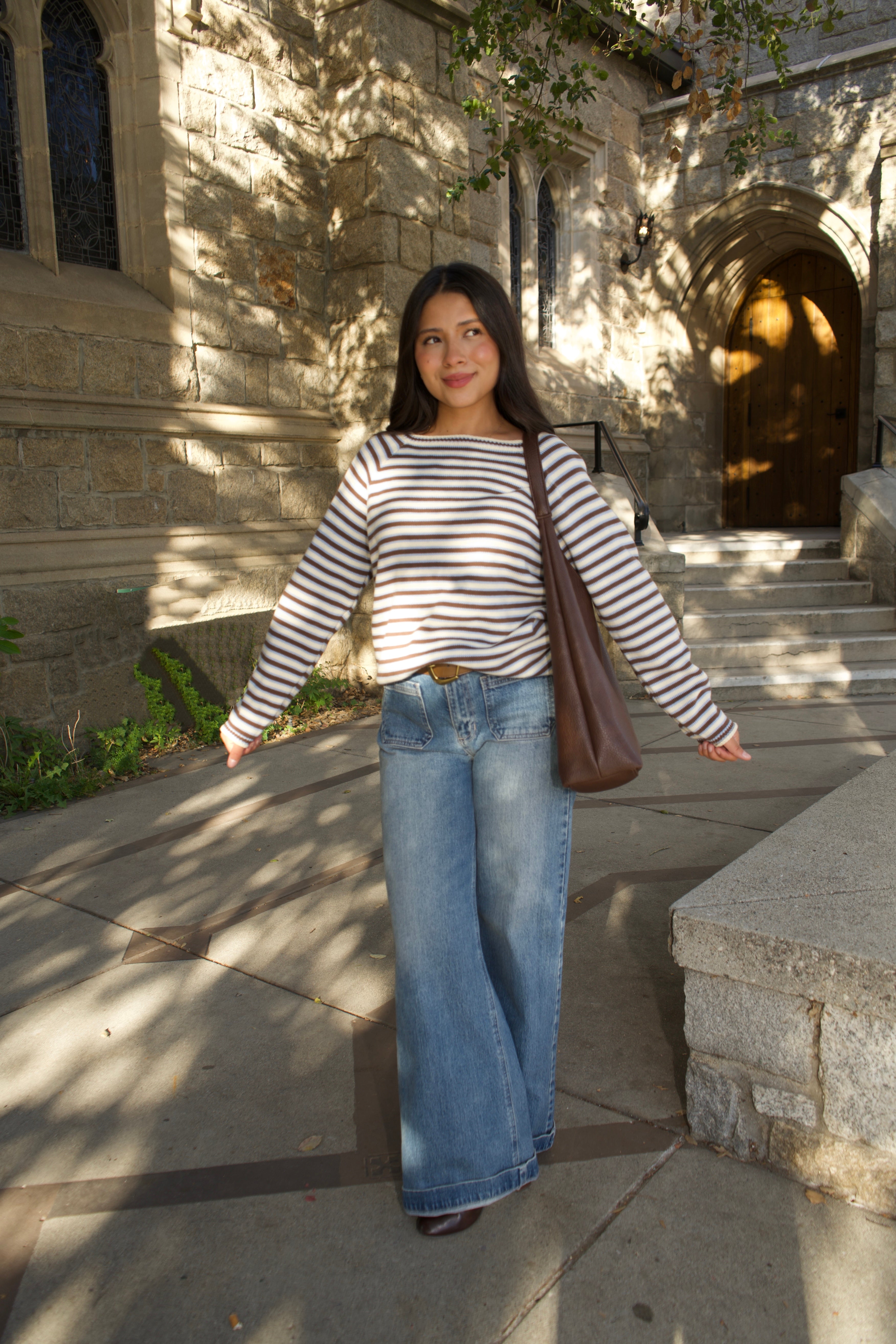 Morning Latte Knit Top