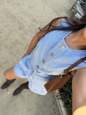 Indigo Denim Shorts (Light Denim)