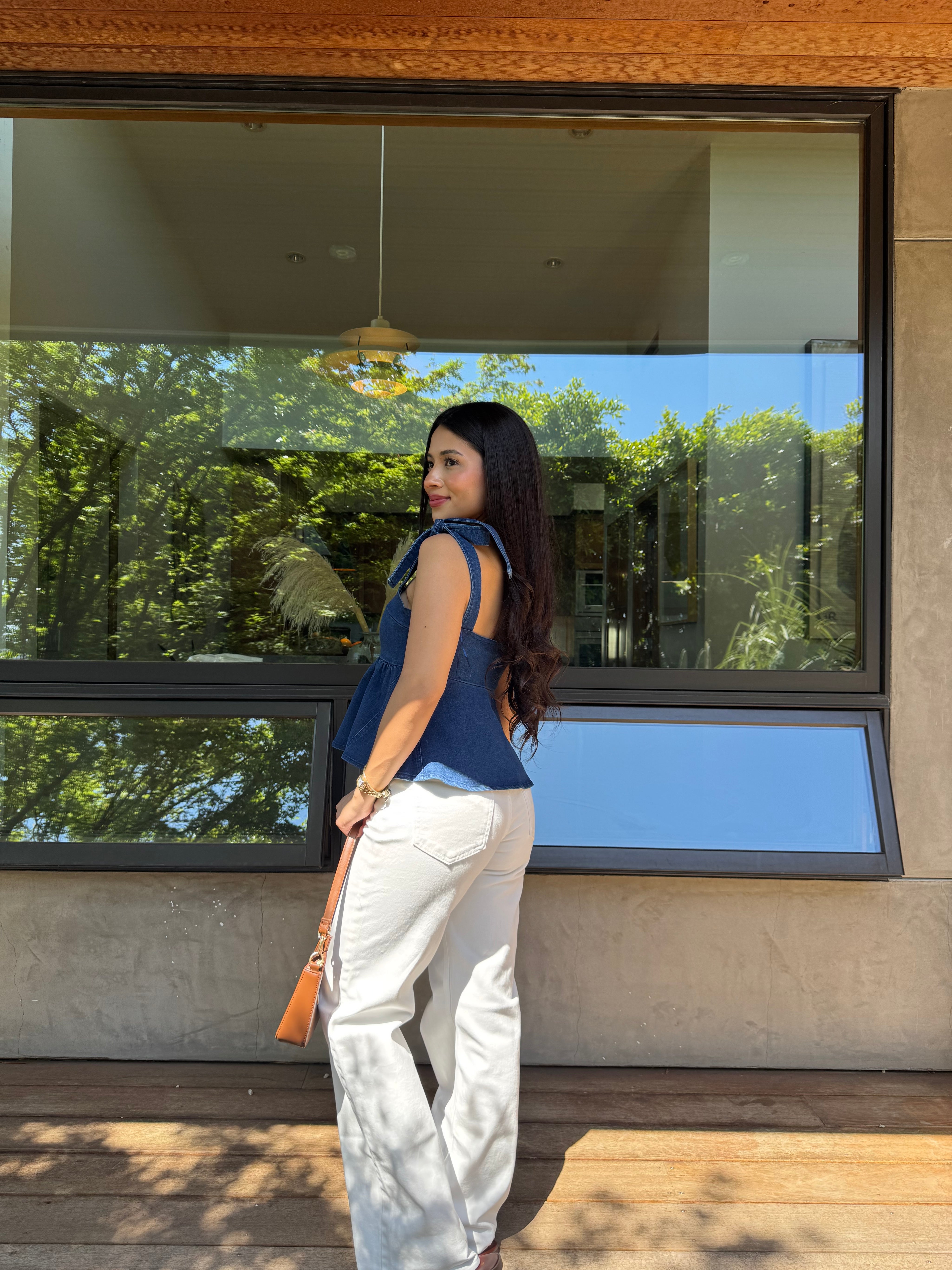 Sol y Mar Denim Top