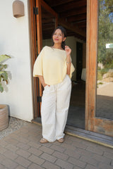 Sunbeam Poncho (Light Yellow)