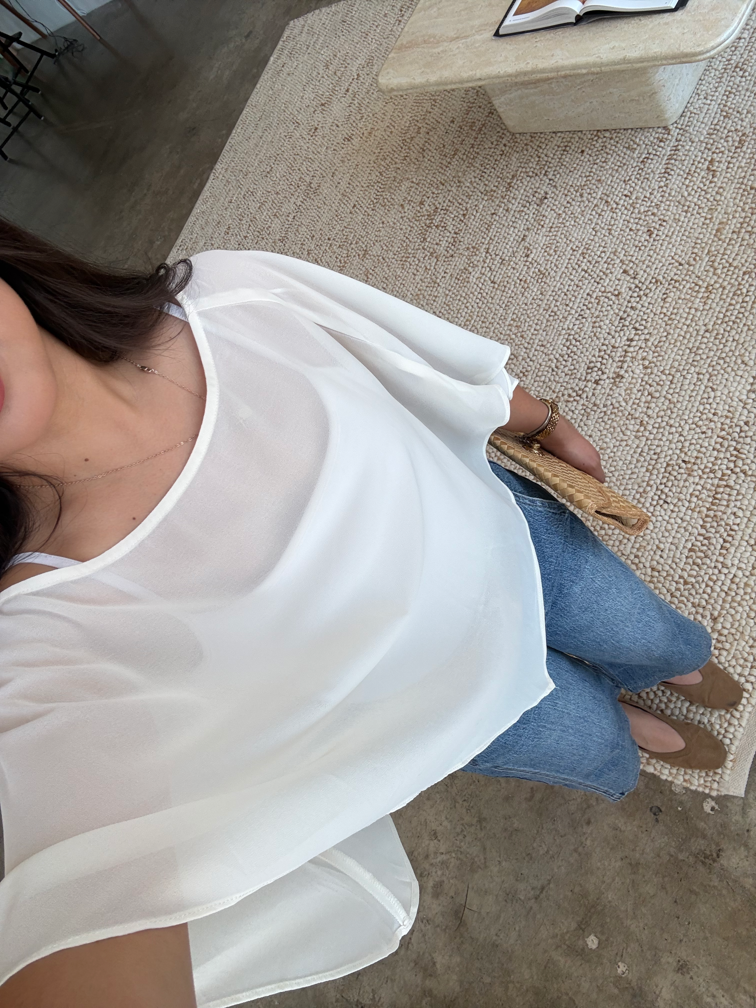 Delilah Poncho (Cream)