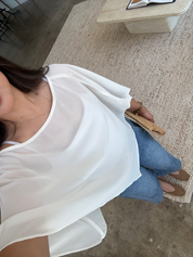 Delilah Poncho (Cream)