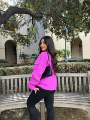 Rory Oversized Sweater (Orchid)