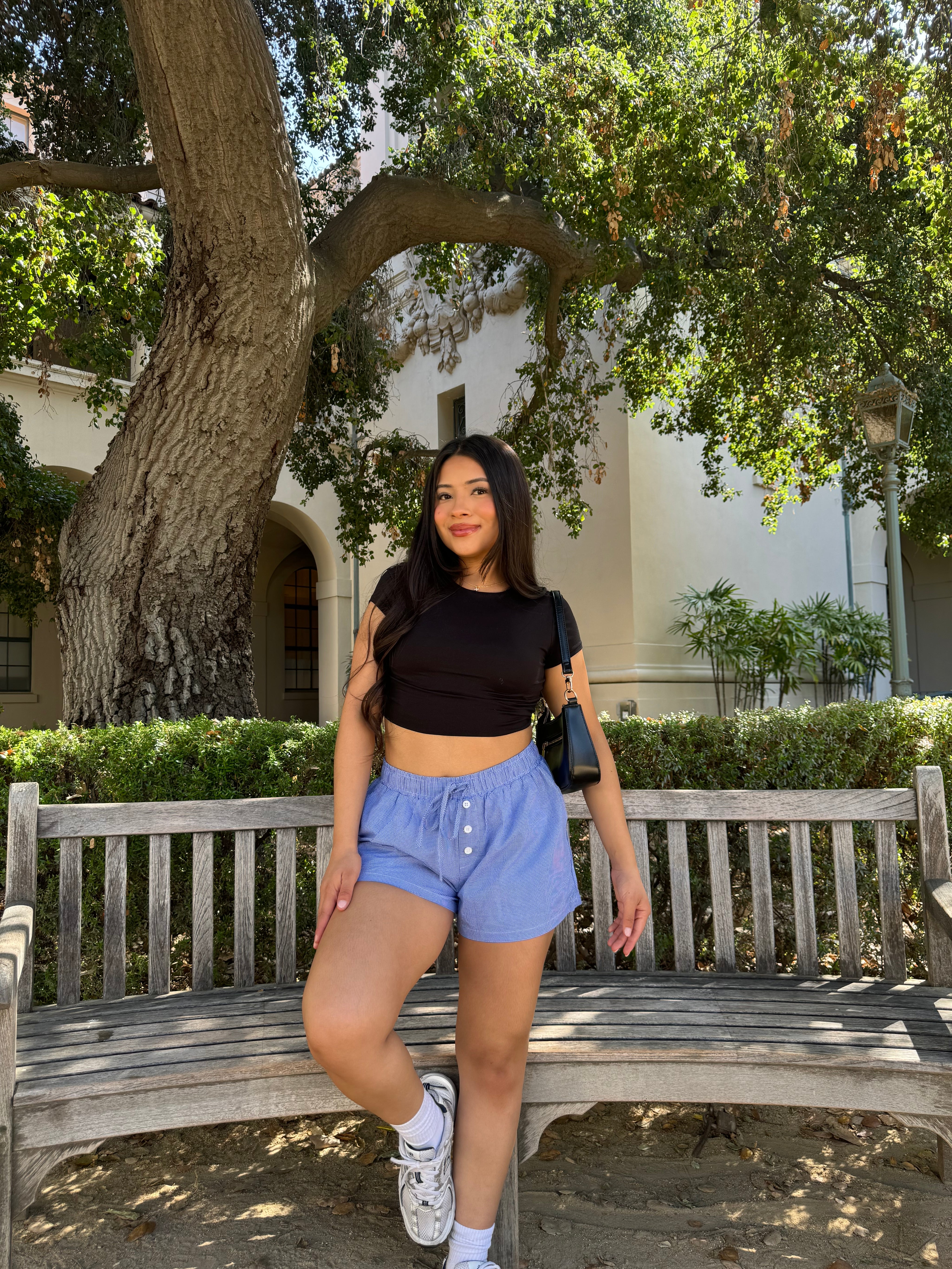 Lily Gingham Shorts