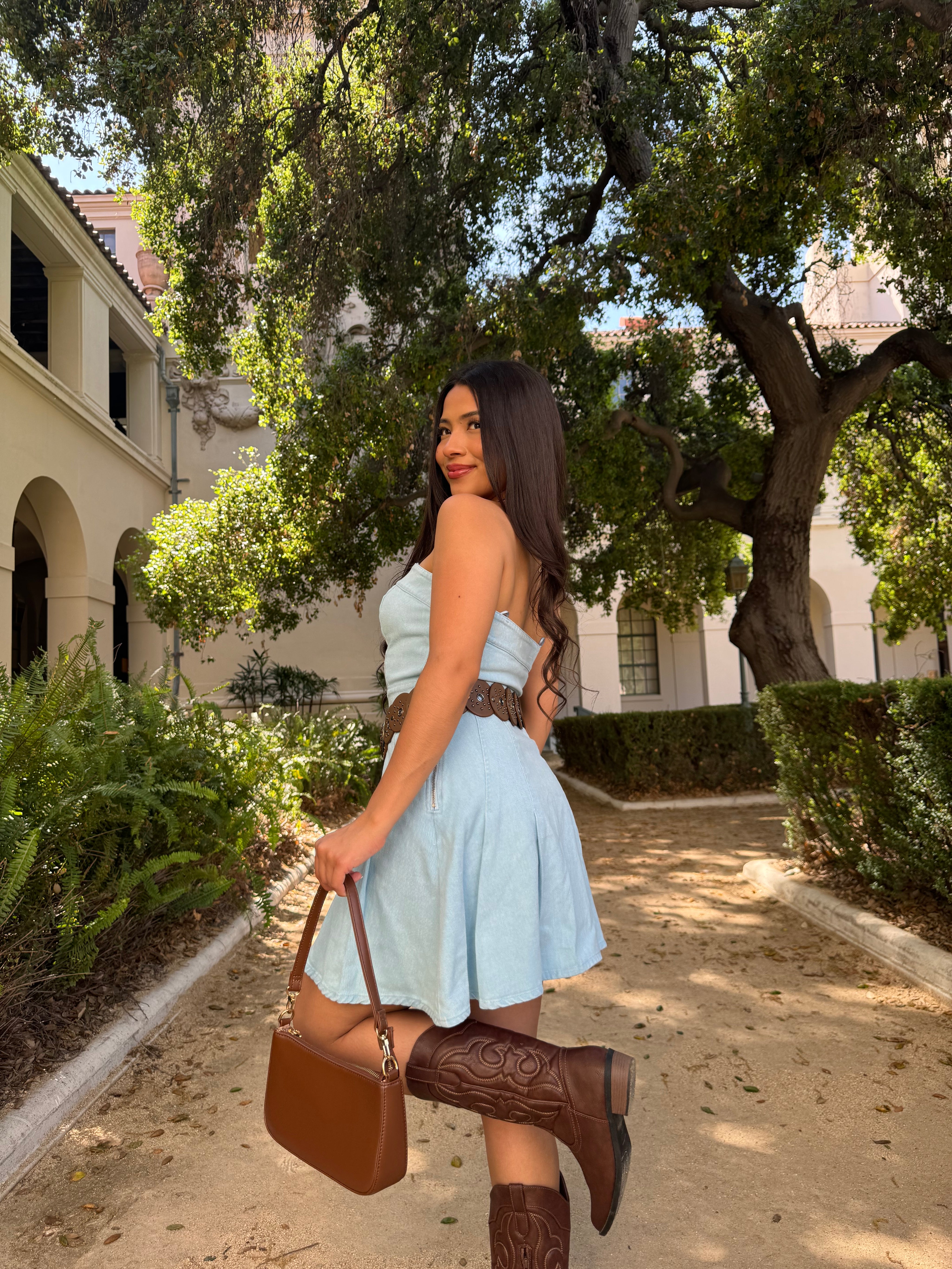 Charmed Denim Tube Dress